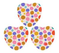 3-Pack Car Air Freshener Cards Double Sided Hanging Cute Polka Dot Air Freshener Scented Cards for Car, Room, Bathroom | Long-Lasting Fragrance, Gray-style