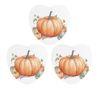 3-Pack Car Air Freshener Cards Double Sided Hanging Fall Watercolor Pumpkins Air Freshener Scented Cards for Car, Room, Bathroom | Long-Lasting Fragrance, Black-style