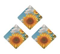 3-Pack Car Air Freshener Cards Double Sided Hanging Goodlooking Hello Nice Sunshines Air Freshener Scented Cards for Car, Room, Bathroom | Long-Lasting Fragrance, White-style