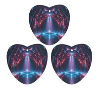3-Pack Car Air Freshener Cards Double Sided Hanging Laser Light Air Freshener Scented Cards for Car, Room, Bathroom | Long-Lasting Fragrance, White-style