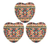 3-Pack Car Air Freshener Cards Double Sided Hanging Native Patterns Air Freshener Scented Cards for Car, Room, Bathroom | Long-Lasting Fragrance, Gray-style