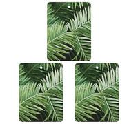 3-Pack Car Air Freshener Cards Double Sided Hanging Palm Tree Leaves Air Freshener Scented Cards for Car, Room, Bathroom | Long-Lasting Fragrance, Gray-style