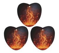 3-Pack Car Air Freshener Cards Double Sided Hanging Red Flame Music Note Air Freshener Scented Cards for Car, Room, Bathroom | Long-Lasting Fragrance, Gray-style