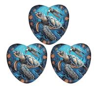 3-Pack Car Air Freshener Cards Double Sided Hanging Sea Turtle Boho Style Air Freshener Scented Cards for Car, Room, Bathroom | Long-Lasting Fragrance, Gray-style