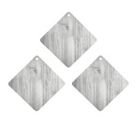 3-Pack Car Air Freshener Cards Double Sided Hanging White Wooden Texture Air Freshener Scented Cards for Car, Room, Bathroom | Long-Lasting Fragrance, Black-style