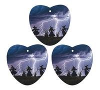 3-Pack Car Air Freshener Cards Double Sided Hanging Witch Prayed Air Freshener Scented Cards for Car, Room, Bathroom | Long-Lasting Fragrance, Black-style