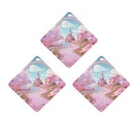 3 Pack Car Air Freshener Hanging Incense Chips Automotive Scented Hanging Sheets for Car Home Auto Interior Decor,Candy Land