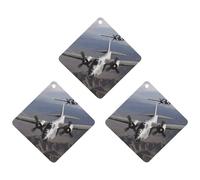 3 Pack Car Air Freshener Hanging Incense Chips Automotive Scented Hanging Sheets for Car Home Auto Interior Decor,US Army Plane