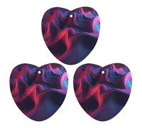 3 Pack Car Air Freshener Hanging Incense Chips Automotive Scented Hanging Sheets for Car Home Auto Interior Decor,Purple Rendered Pattern