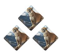 3 Pack Car Air Freshener Hanging Incense Chips Automotive Scented Hanging Sheets for Car Home Auto Interior Decor,Panther Mountain Lion