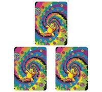 3 Pack Car Air Freshener Hanging Incense Chips Automotive Scented Hanging Sheets for Car Home Auto Interior Decor,Dancing Thanksgiving Bear