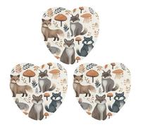 3 Pack Car Air Freshener Hanging Incense Chips Automotive Scented Hanging Sheets for Car Home Auto Interior Decor,Raccoon Animals