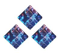 3 Pack Car Air Freshener Hanging Incense Chips Automotive Scented Hanging Sheets for Car Home Auto Interior Decor，DNA Genetic Helix