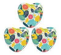 3 Pack Car Air Freshener Hanging Incense Chips Automotive Scented Hanging Sheets for Car Home Auto Interior Decorï¼ŒFruits And Leaves