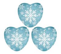 3 Pack Car Air Freshener Hanging Incense Chips Automotive Scented Hanging Sheets for Car Home Auto Interior Decor,Winter Snowflake