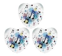 3 Pack Car Air Freshener Hanging Incense Chips Automotive Scented Hanging Sheets for Car Home Auto Interior Decor，Polka Dot Music Note