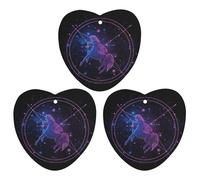 3 Pack Car Air Freshener Hanging Incense Chips Automotive Scented Hanging Sheets for Car Home Auto Interior Decor，Sagittarius