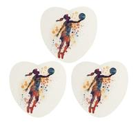 3 Pack Car Air Freshener Hanging Incense Chips Automotive Scented Hanging Sheets for Car Home Auto Interior Decor，Basketball Women Pattern