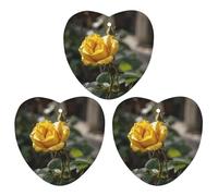 3 Pack Car Air Freshener Hanging Incense Chips Automotive Scented Hanging Sheets for Car Home Auto Interior Decor,Growing Yellow Rose