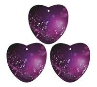 3 Pack Car Air Freshener Hanging Incense Chips Automotive Scented Hanging Sheets for Car Home Auto Interior Decor，Melodious Music