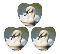 3 Pack Car Air Freshener Hanging Incense Chips Automotive Scented Hanging Sheets for Car Home Auto Interior Decor，Cute Little Swan