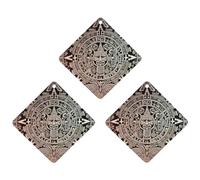 3 Pack Car Air Freshener Hanging Incense Chips Automotive Scented Hanging Sheets for Car Home Auto Interior Decor，Mayan Calendar End Of The World