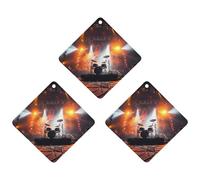 3 Pack Car Air Freshener Hanging Incense Chips Automotive Scented Hanging Sheets for Car Home Auto Interior Decor,Rock Concert Stage