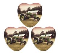 3 Pack Car Air Freshener Hanging Incense Chips Automotive Scented Hanging Sheets for Car Home Auto Interior Decor，Old Tractor Photo Farm