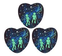 3 Pack Car Air Freshener Hanging Incense Chips Automotive Scented Hanging Sheets for Car Home Auto Interior Decor，Glow In The Dark