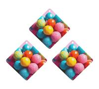 3 Pack Car Air Freshener Hanging Incense Chips Automotive Scented Hanging Sheets for Car Home Auto Interior Decor，Colorful Candy