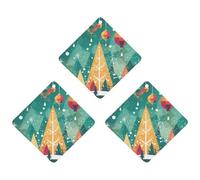 3 Pack Car Air Freshener Hanging Incense Chips Automotive Scented Hanging Sheets for Car Home Auto Interior Decorï¼ŒChristmas Poster