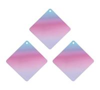 3 Pack Car Air Freshener Hanging Incense Chips Automotive Scented Hanging Sheets for Car Home Auto Interior Decor，Purple Pastel Colors