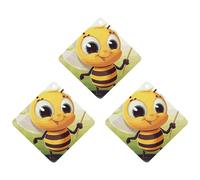 3 Pack Car Air Freshener Hanging Incense Chips Automotive Scented Hanging Sheets for Car Home Auto Interior Decor,Honey Bee