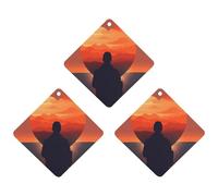 3 Pack Car Air Freshener Hanging Incense Chips Automotive Scented Hanging Sheets for Car Home Auto Interior Decor,A Heart Shape in Front