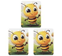 3 Pack Car Air Freshener Hanging Incense Chips Automotive Scented Hanging Sheets for Car Home Auto Interior Decor,Honey Bee