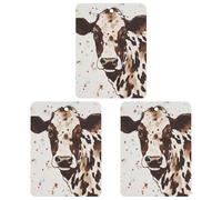 3 Pack Car Air Freshener Hanging Incense Chips Automotive Scented Hanging Sheets for Car Home Auto Interior Decor，Cow Printed