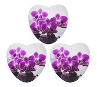 3 Pack Car Air Freshener Hanging Incense Chips Automotive Scented Hanging Sheets for Car Home Auto Interior Decor,Purple Butterfly Orchid