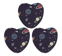 3 Pack Car Air Freshener Hanging Incense Chips Automotive Scented Hanging Sheets for Car Home Auto Interior Decor,Space Star Pattern