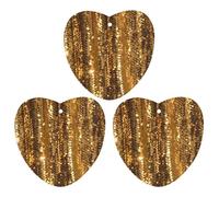 3 Pack Car Air Freshener Hanging Incense Chips Automotive Scented Hanging Sheets for Car Home Auto Interior Decor,Gold Sequin Sparkle