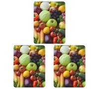 3 Pack Car Air Freshener Hanging Incense Chips Automotive Scented Hanging Sheets for Car Home Auto Interior Decor，Fresh Fruits And Vegetables