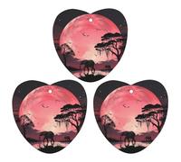 3 Pack Car Air Freshener Hanging Incense Chips Automotive Scented Hanging Sheets for Car Home Auto Interior Decor,Moon Elephant