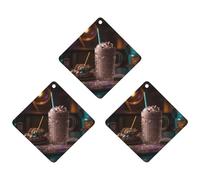 3 Pack Car Air Freshener Hanging Incense Chips Automotive Scented Hanging Sheets for Car Home Auto Interior Decor,There's Candy in The Milkshake