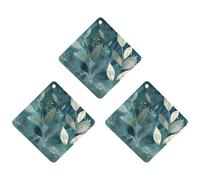3 Pack Car Air Freshener Hanging Incense Chips Automotive Scented Hanging Sheets for Car Home Auto Interior Decorï¼ŒCartoon Simple Leaves