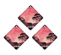 3 Pack Car Air Freshener Hanging Incense Chips Automotive Scented Hanging Sheets for Car Home Auto Interior Decor,Moon Elephant