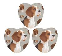3 Pack Car Air Freshener Hanging Incense Chips Automotive Scented Hanging Sheets for Car Home Auto Interior Decor，Beagle Doggy
