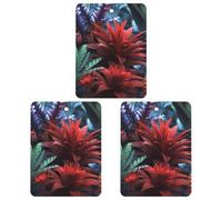3 Pack Car Air Freshener Hanging Incense Chips Automotive Scented Hanging Sheets for Car Home Auto Interior Decor,Exotic Plants