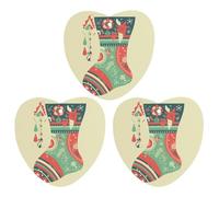 3 Pack Car Air Freshener Hanging Incense Chips Automotive Scented Hanging Sheets for Car Home Auto Interior Decor,Reindeer Christmas Stocking