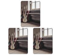 3 Pack Car Air Freshener Hanging Incense Chips Automotive Scented Hanging Sheets for Car Home Auto Interior Decor，Guitar Bass Music Musical Instruments