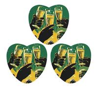 3 Pack Car Air Freshener Hanging Incense Chips Automotive Scented Hanging Sheets for Car Home Auto Interior Decor,Raise Your Beer Glass
