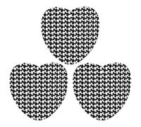 3 Pack Car Air Freshener Hanging Incense Chips Automotive Scented Hanging Sheets for Car Home Auto Interior Decor，Houndstooth Black
